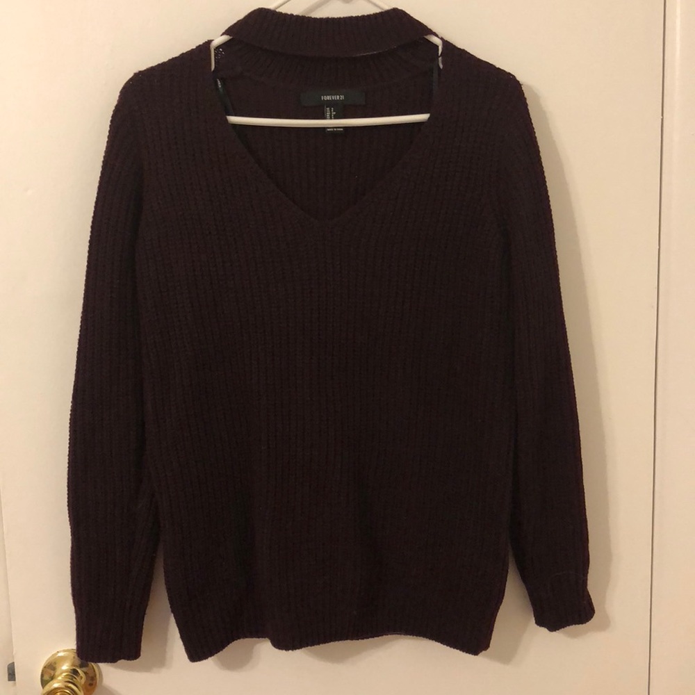 Forever 21 Keyhole Sweater